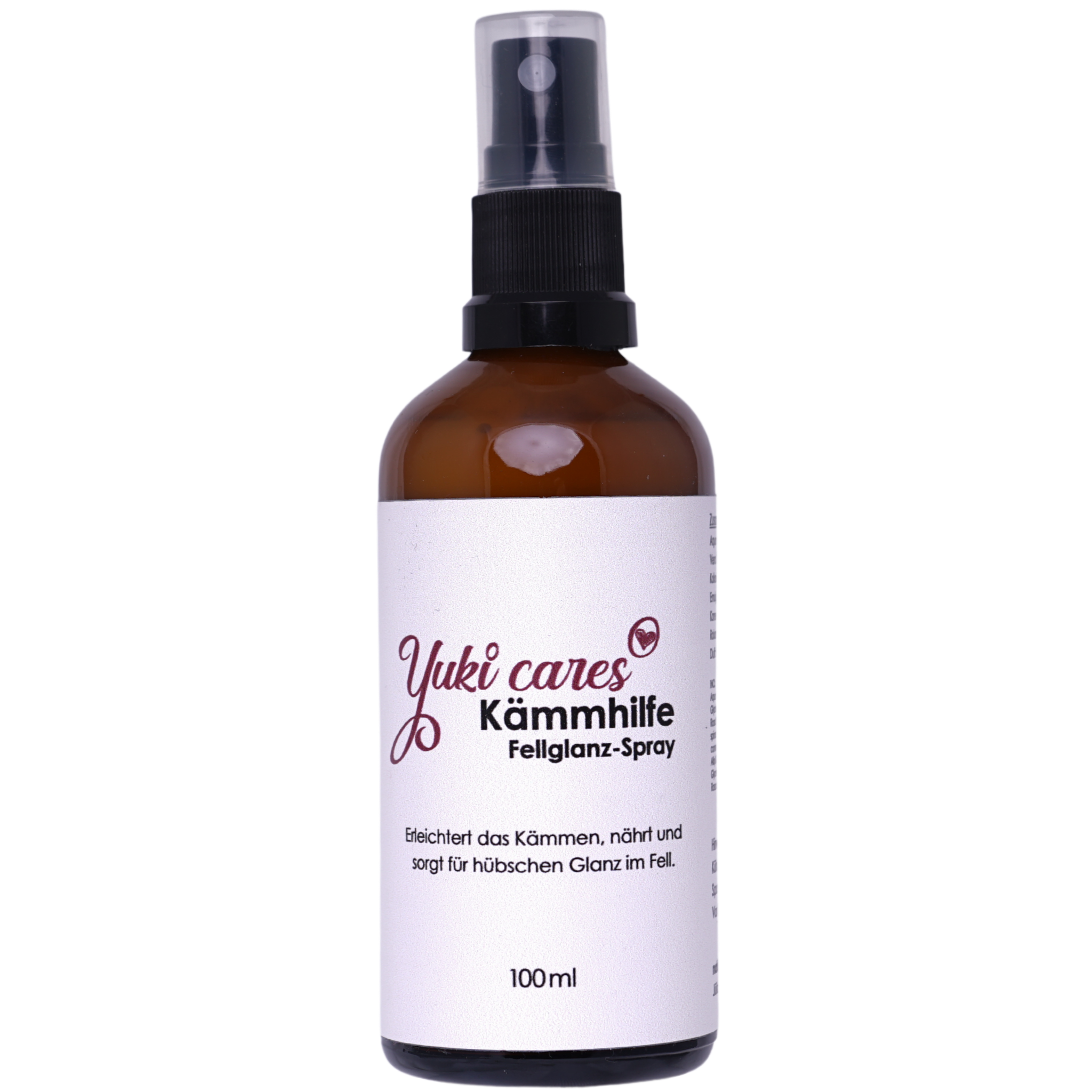 100ml Braunglassprühflasche mit Sprühkopf