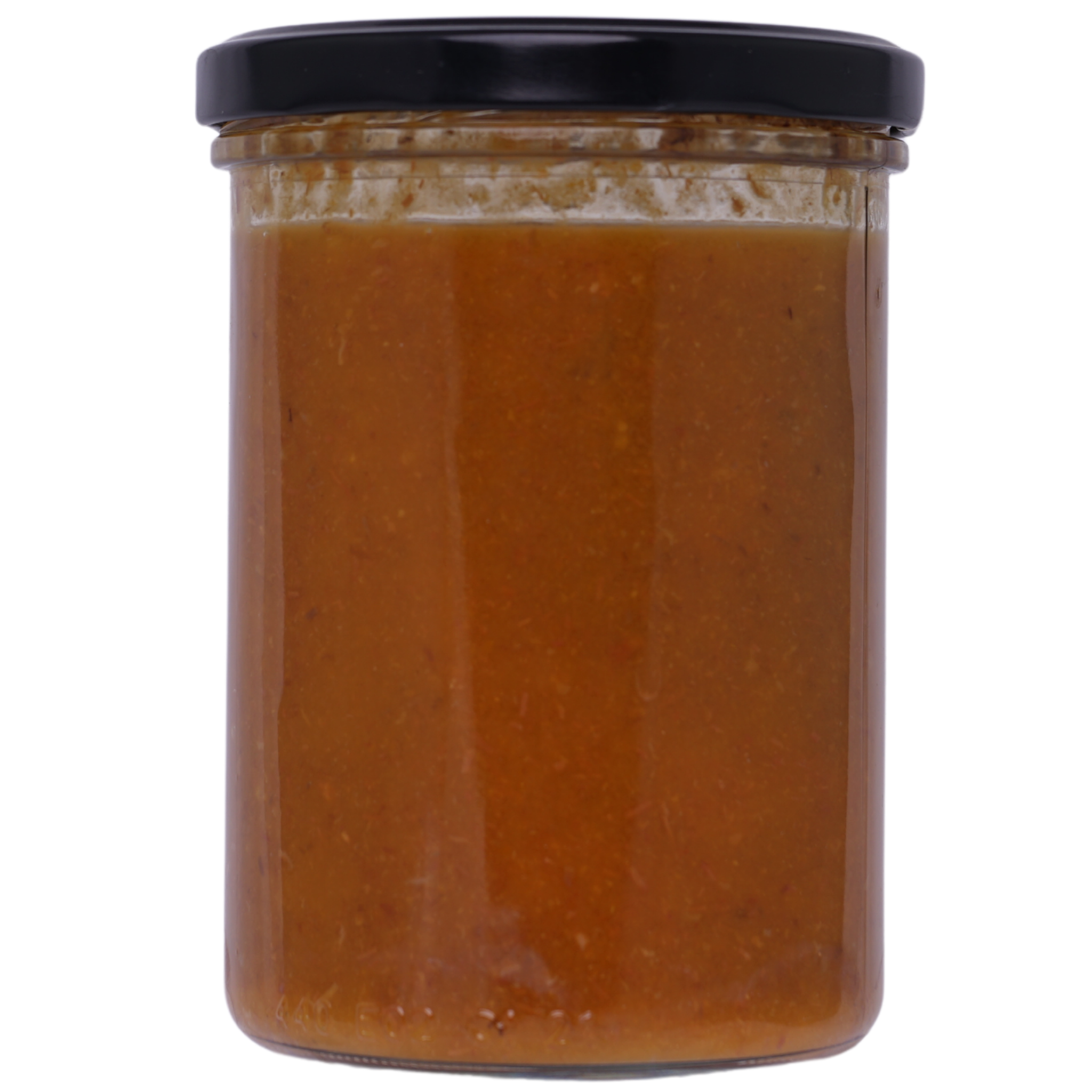 Morosuppe mit Pferdefleisch im Schraubglas ohne Etikett