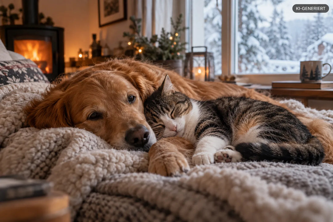 Trockene Heizungsluft? Hautpflege für Hund & Katze im Winter