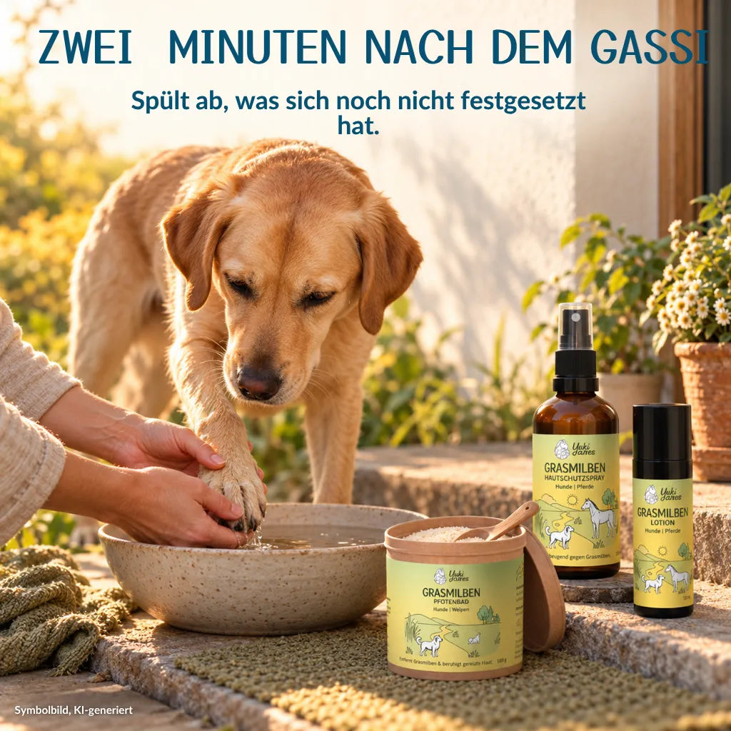 Grasmilben Schutz- und Pflege Set – Ansicht 4