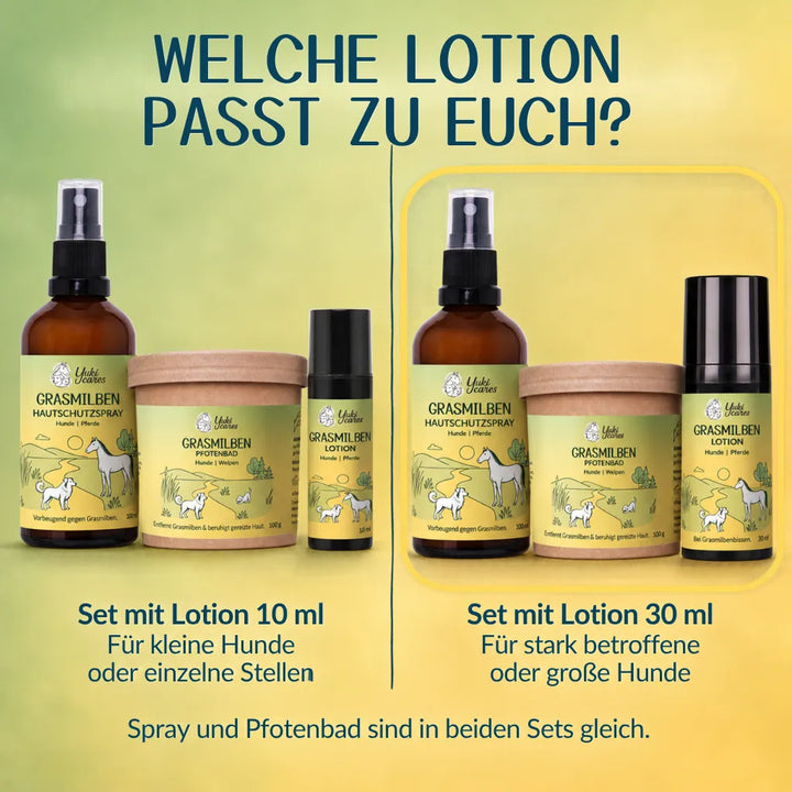 Grasmilben Schutz- und Pflege Set – Ansicht 6