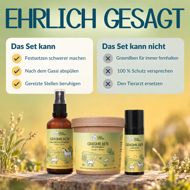 Grasmilben Schutz- und Pflege Set – Ansicht 7