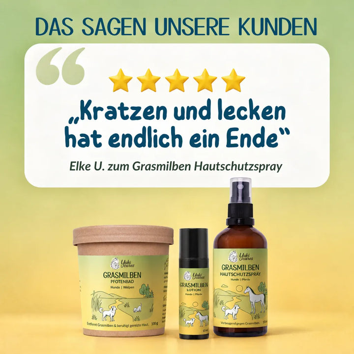 Grasmilben Schutz- und Pflege Set – Ansicht 8