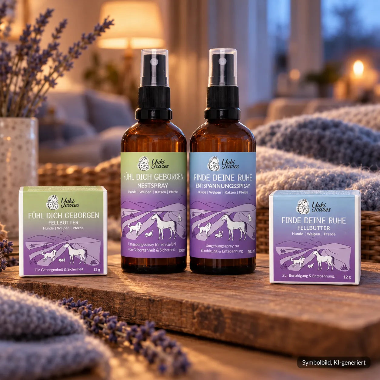 Yuki cares Ruhe & Geborgenheit Komplett Set