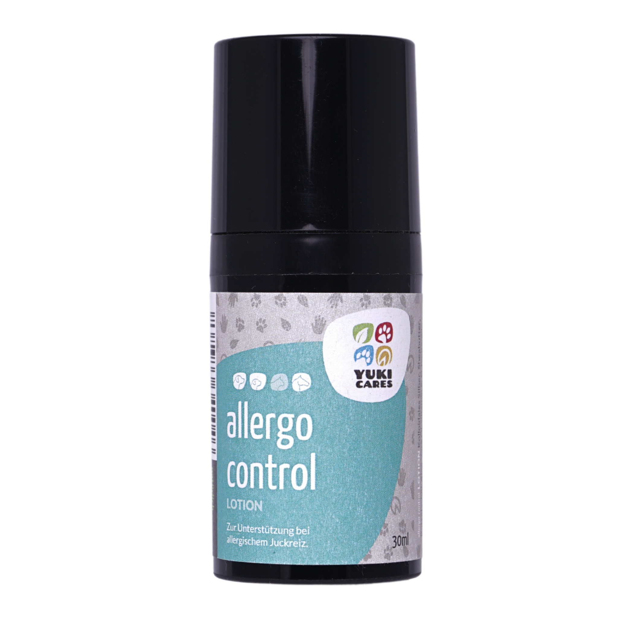 Eine Flasche Yuki cares Allergo-Control Lotion 30ml.