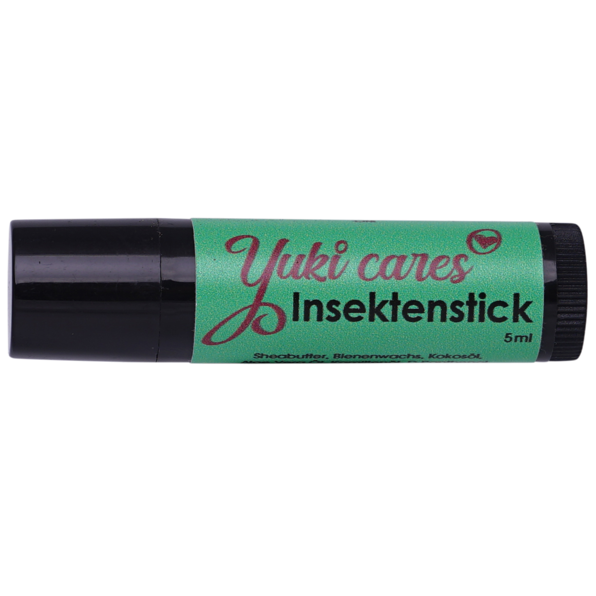Zeckenbissstift in schwarzer Lippenstifthülse