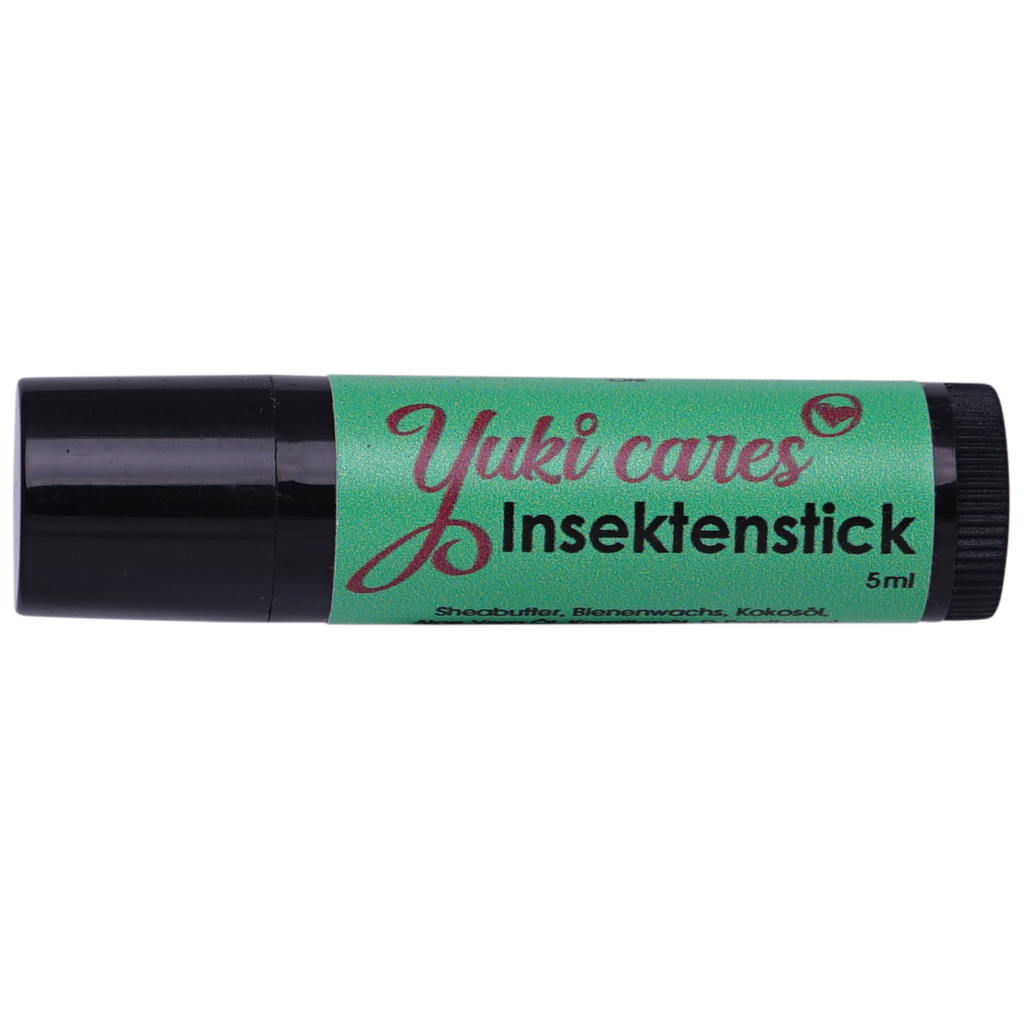 Zeckenbissstift in schwarzer Lippenstifthülse