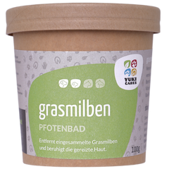 Pfotenbad Grasmilben