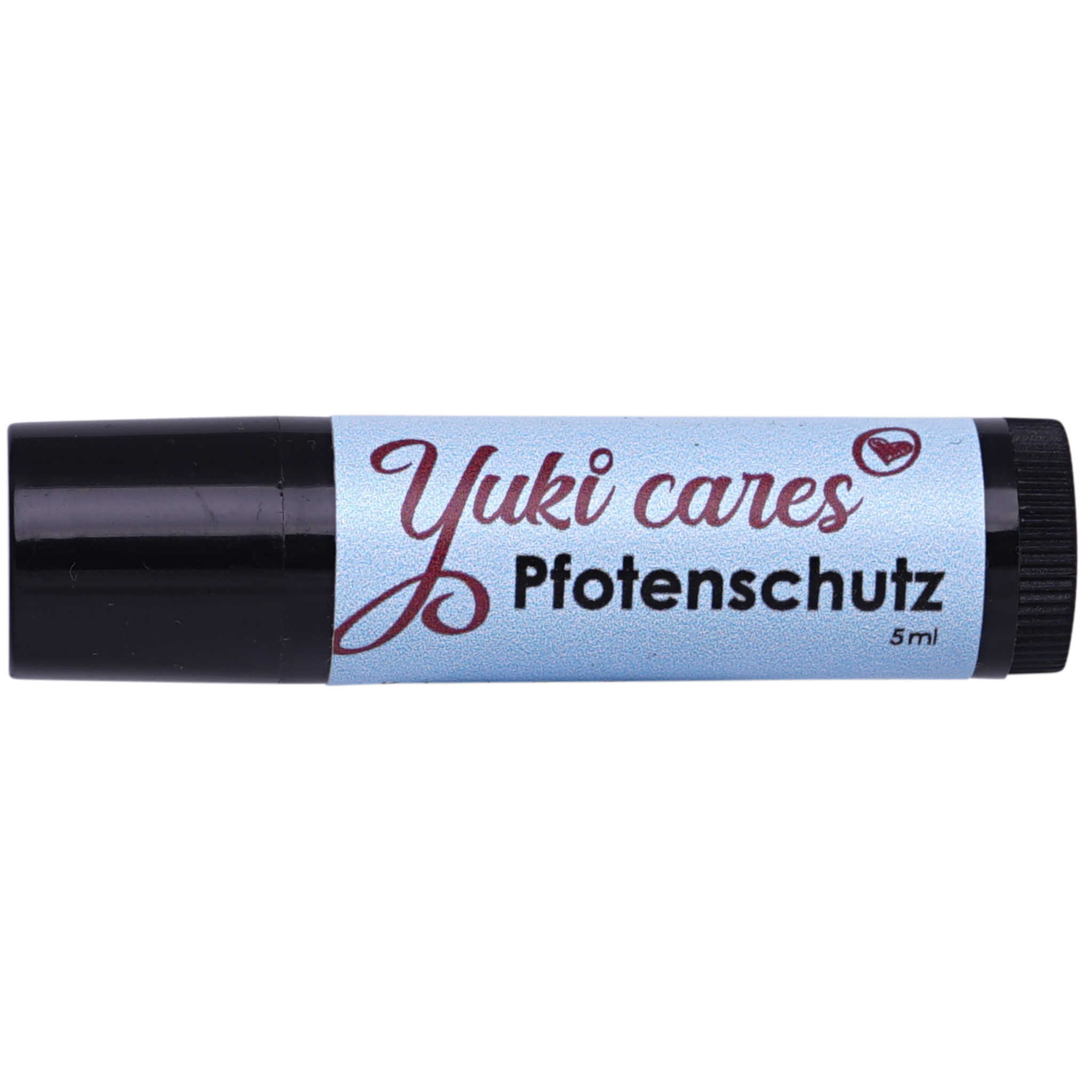 Pfotenschutzstift in einer schwarzen Lippenstifthülse